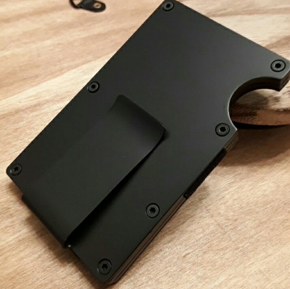 NEW Stainless Steel Money Clip Card Holder - Picture 3 of 7
